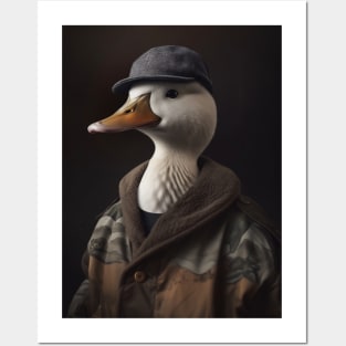 Animal Duck in Suit Posters and Art